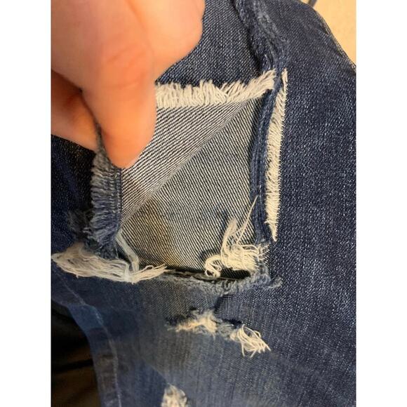Lucky Brand Jeans Sienna Slim Boyfriend Women’s 6/28 Distressed Raw Hem Boho - Picture 12 of 16
